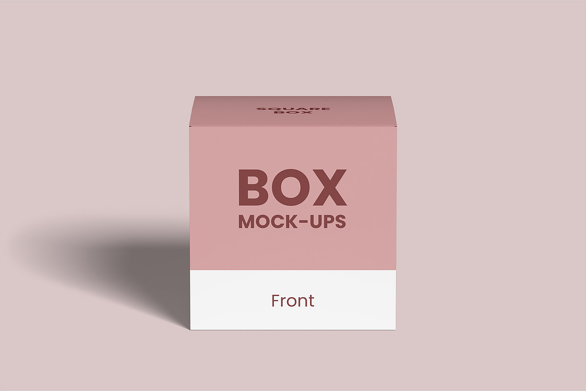 Square Box Mockups | Packaging, a Packaging Mockup by Compositing Studio (Photo 2 of 20)