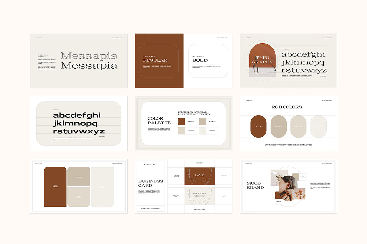 LAVIE - Keynote Brand Guidelines, a Presentation Template by notgreystudio (Photo 6 of 14)