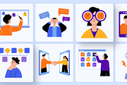 Work Illustration Art Set, a Work Illustration by Brickclay (Thumbnail 6 of 9)