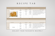 Digital Menu Template Google Sheets, a Templates & Theme by BRANDcontent (Thumbnail 2 of 7)