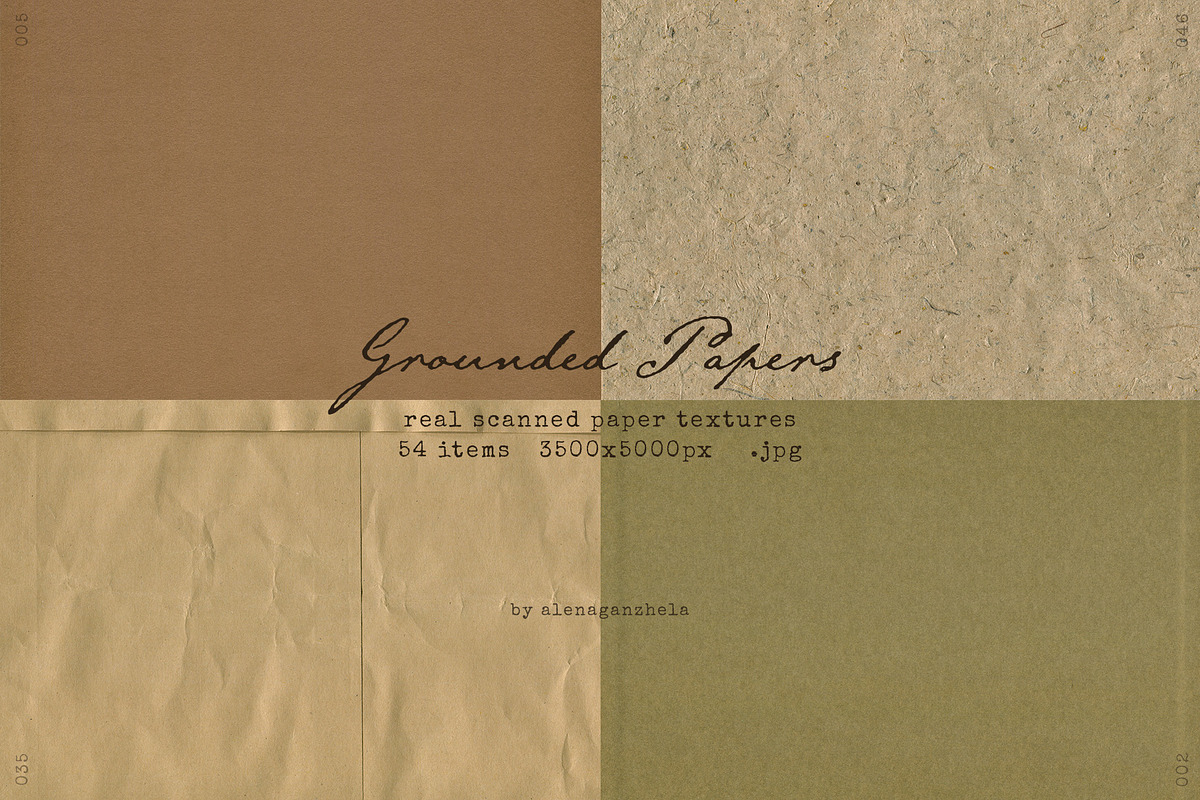 Grounded Papers - scanned textures, a Texture Graphic by alenaganzhela (Photo 3 of 8)