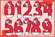 Santa cute-PNG fonts, a Symbol Font by It me digital art (Thumbnail 3 of 7)