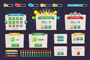 Complete Fantasy Game UI kit