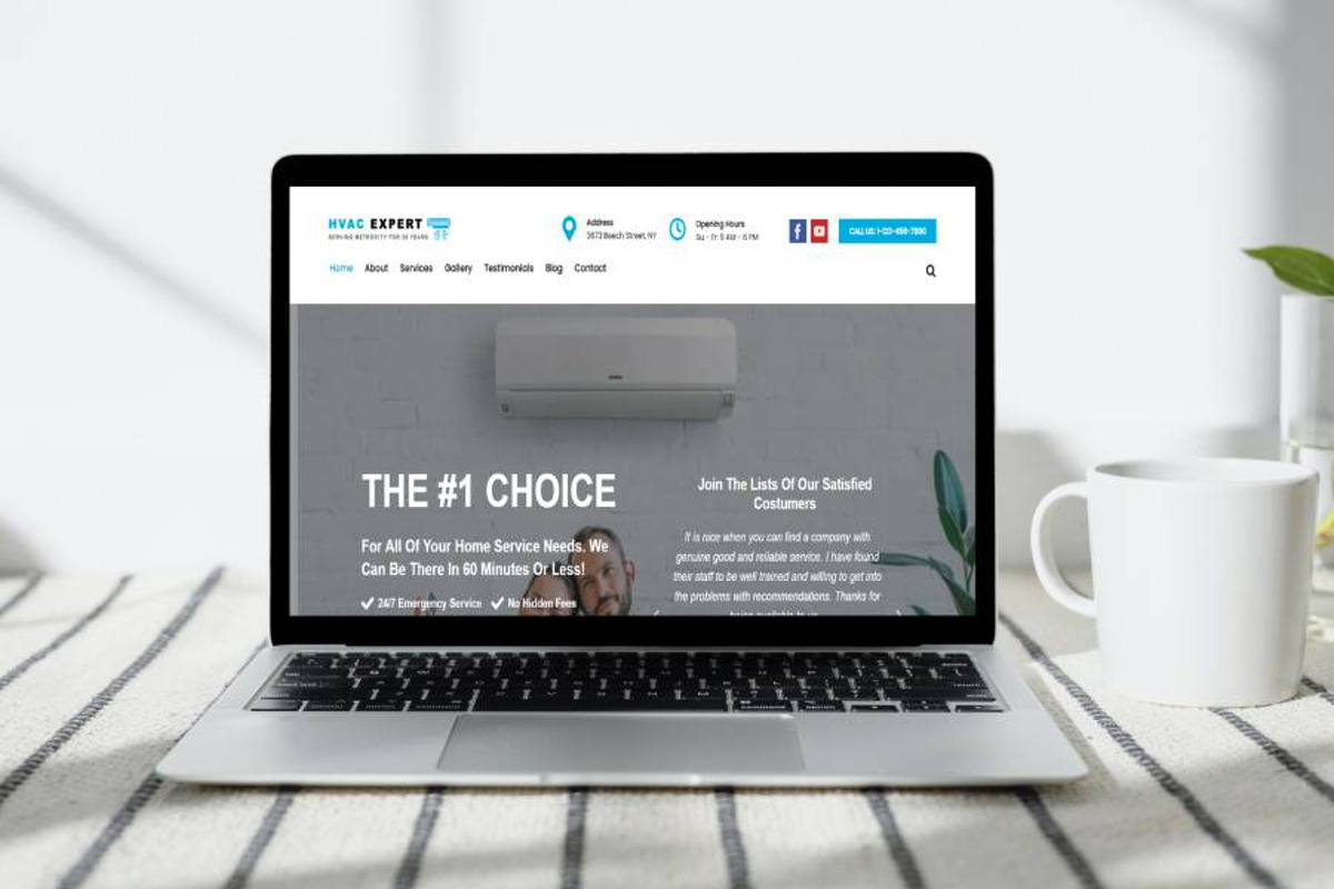 HVAC WordPress Theme preview 2