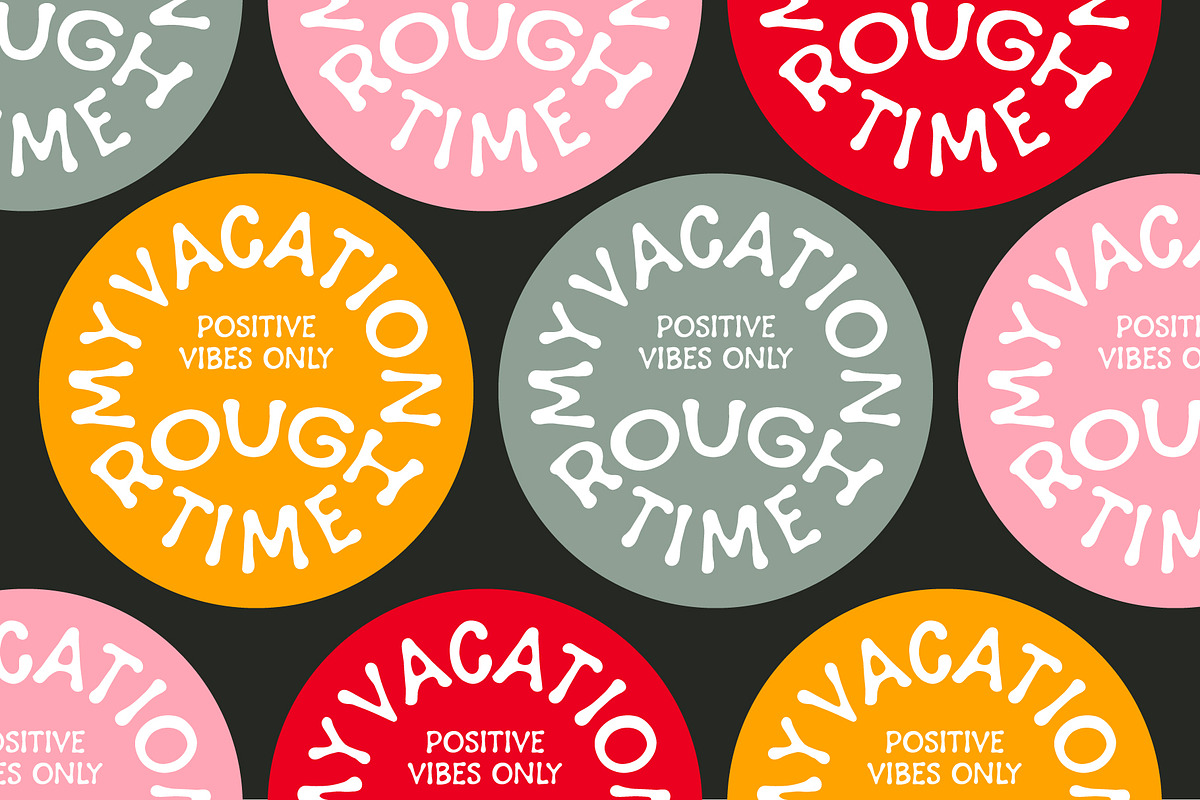 Vacation Vibes | Vintage Handwritten, a Sans Serif Font by Beveled Design Co. (Photo 7 of 7)