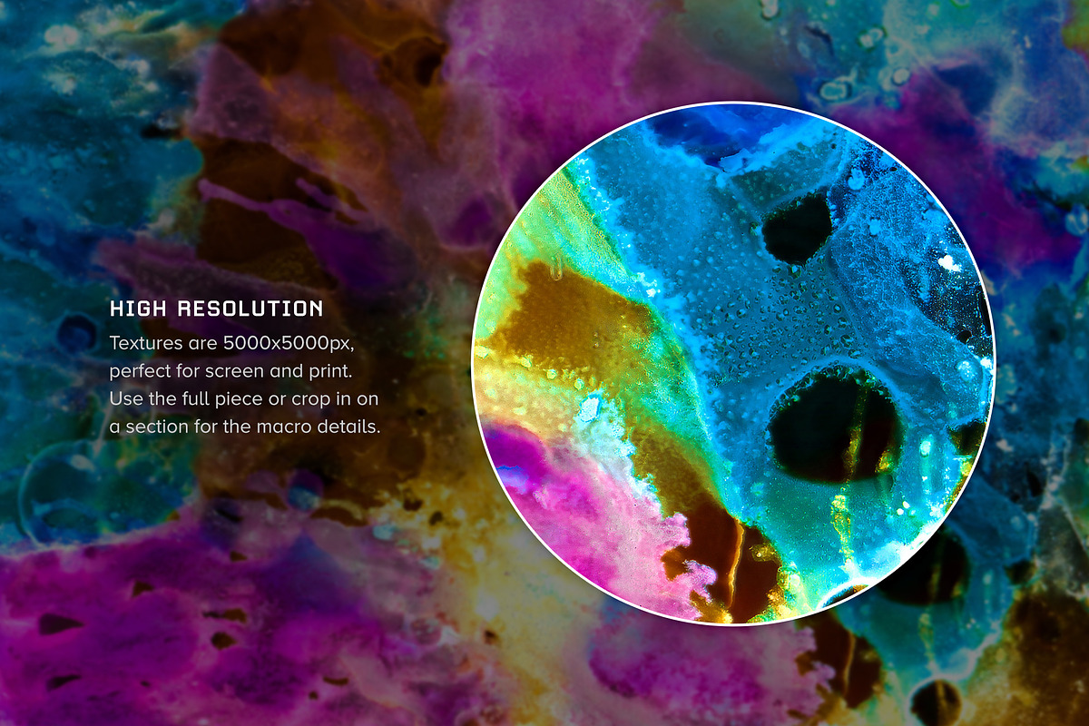 Inked: Abstract Ink Textures, a Texture Graphic by Chroma Supply