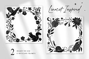 Woodland Shadows Vector Collection, a Decorative Illustration by rouxsupplyco (Thumbnail 4 of 15)