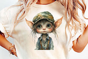 Whimsical Elf Clipart Bundle, an Illustration by DreamCafeArt (Thumbnail 6 of 8)