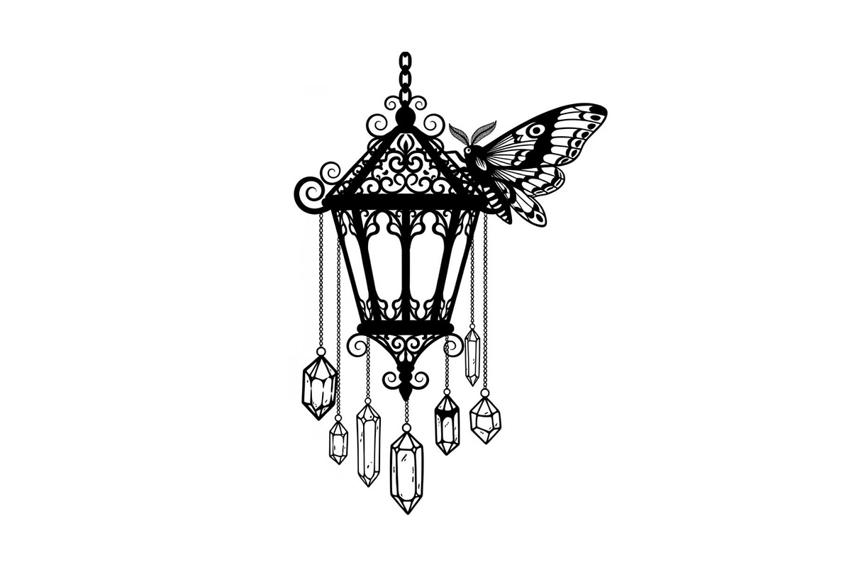 Mystical Moth Lantern Design Bundle, an Illustration by Designs_River (Photo 25 of 31)