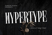 Hypertype : Elegant Serif Display, a Serif Font by Fargun Studio (Thumbnail 1 of 20)