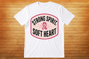 Breast cancer warrior t-shirt design