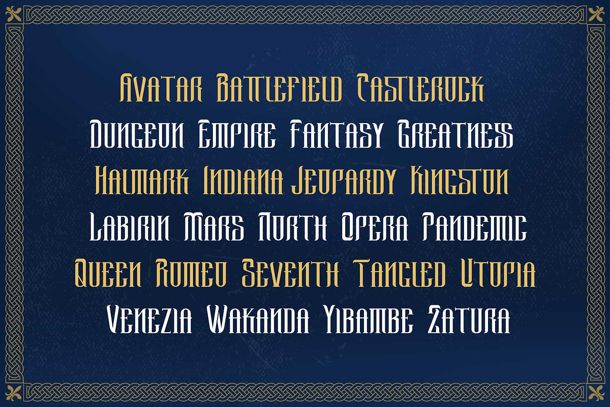 Hassengard - Majestic Fantasy Font, a Blackletter Font by Pollux of Geminorum (Photo 5 of 8)