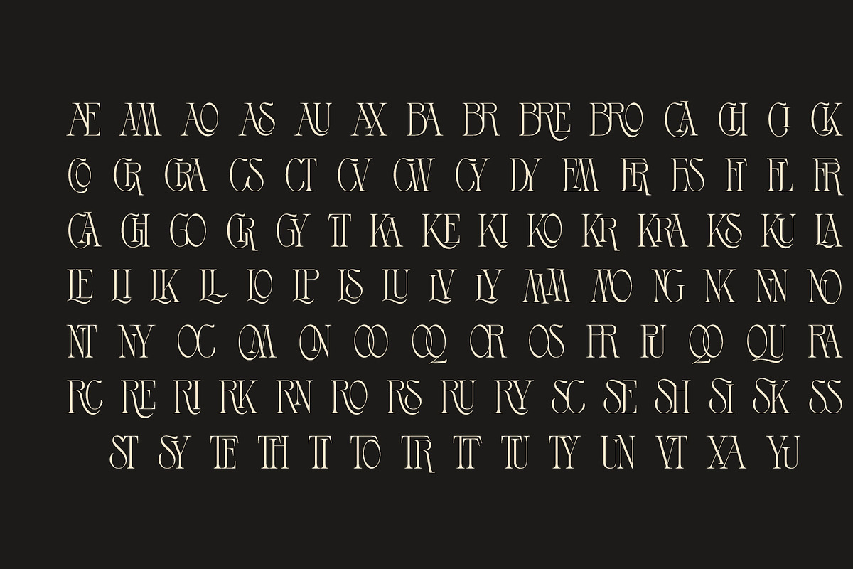 Roxton - Elegant Ligature Serif Font, a Serif Font by Surplus Type Co (Photo 3 of 6)
