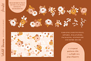 Wild Daisies pattern and clipart, a Pattern Graphic by Flora Wild Designs (Thumbnail 5 of 5)