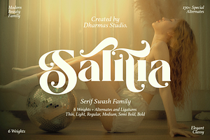 Salitia - 6 Font And Swash