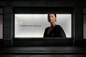 Backlit Storefront Mockup, a Product Mockup by Design Squad