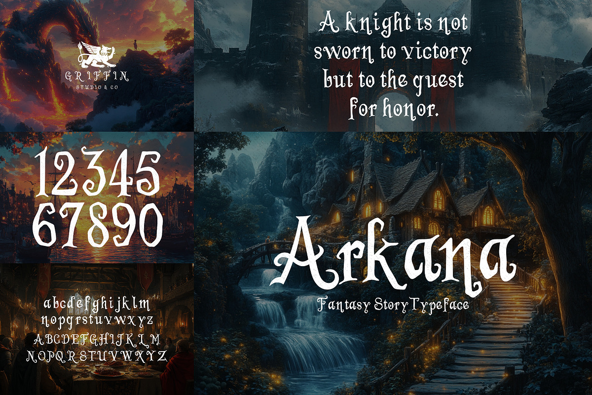 Old English Font Bundle - 25 Fonts!, a Blackletter Font by HipFonts (Photo 5 of 11)
