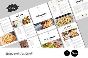 Canva Recipe Book / Cookbook