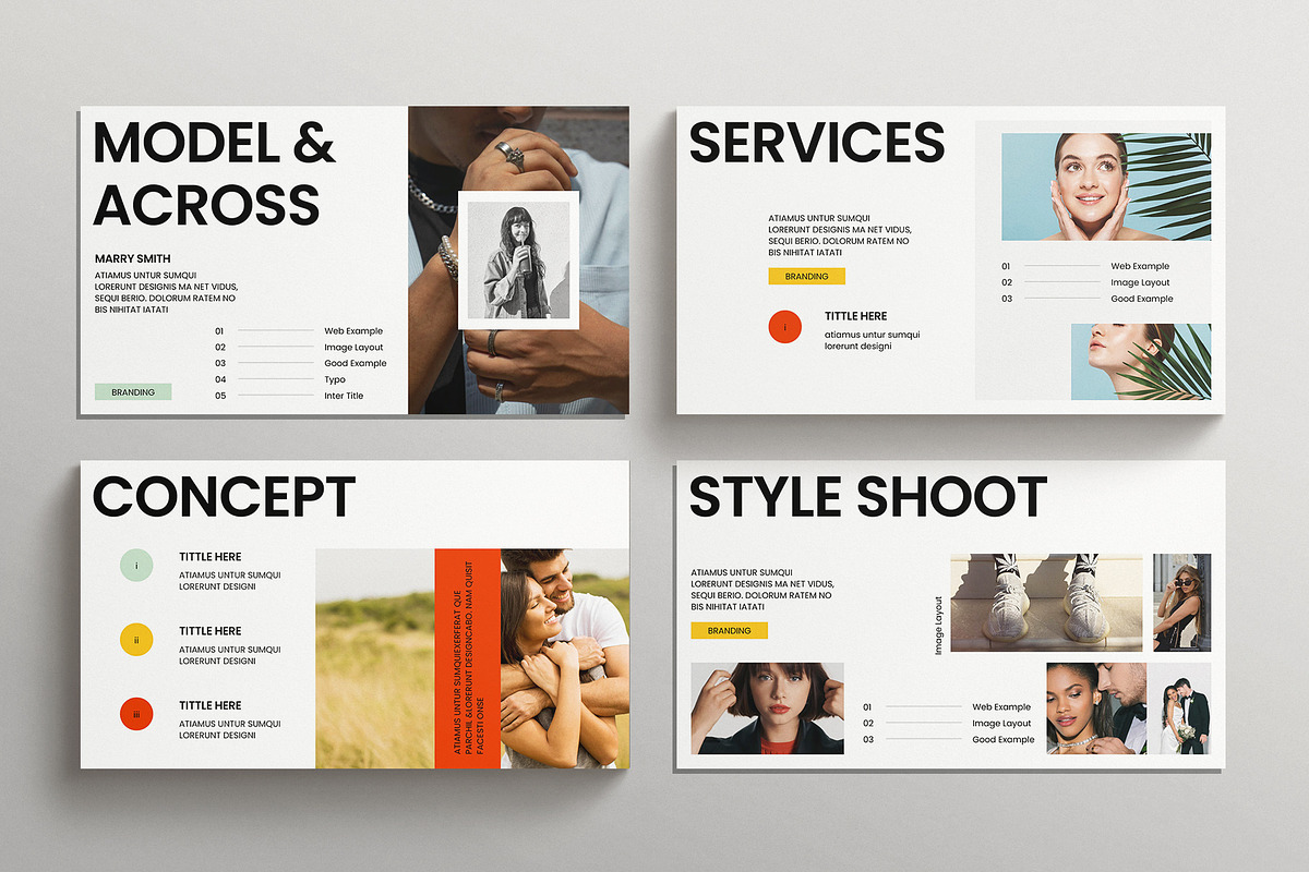 Creative Direction Presentation, a Presentation Template by E-Type (Photo 4 of 5)