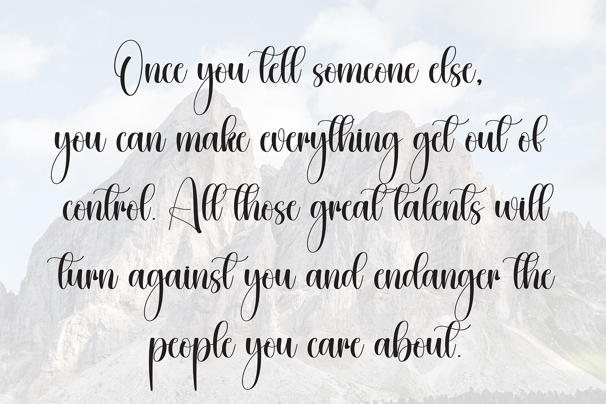 Hey Beauty | Script Font, a Handwritten Font by Scratchones (Photo 6 of 9)