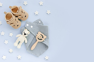 Set of toys and accessories