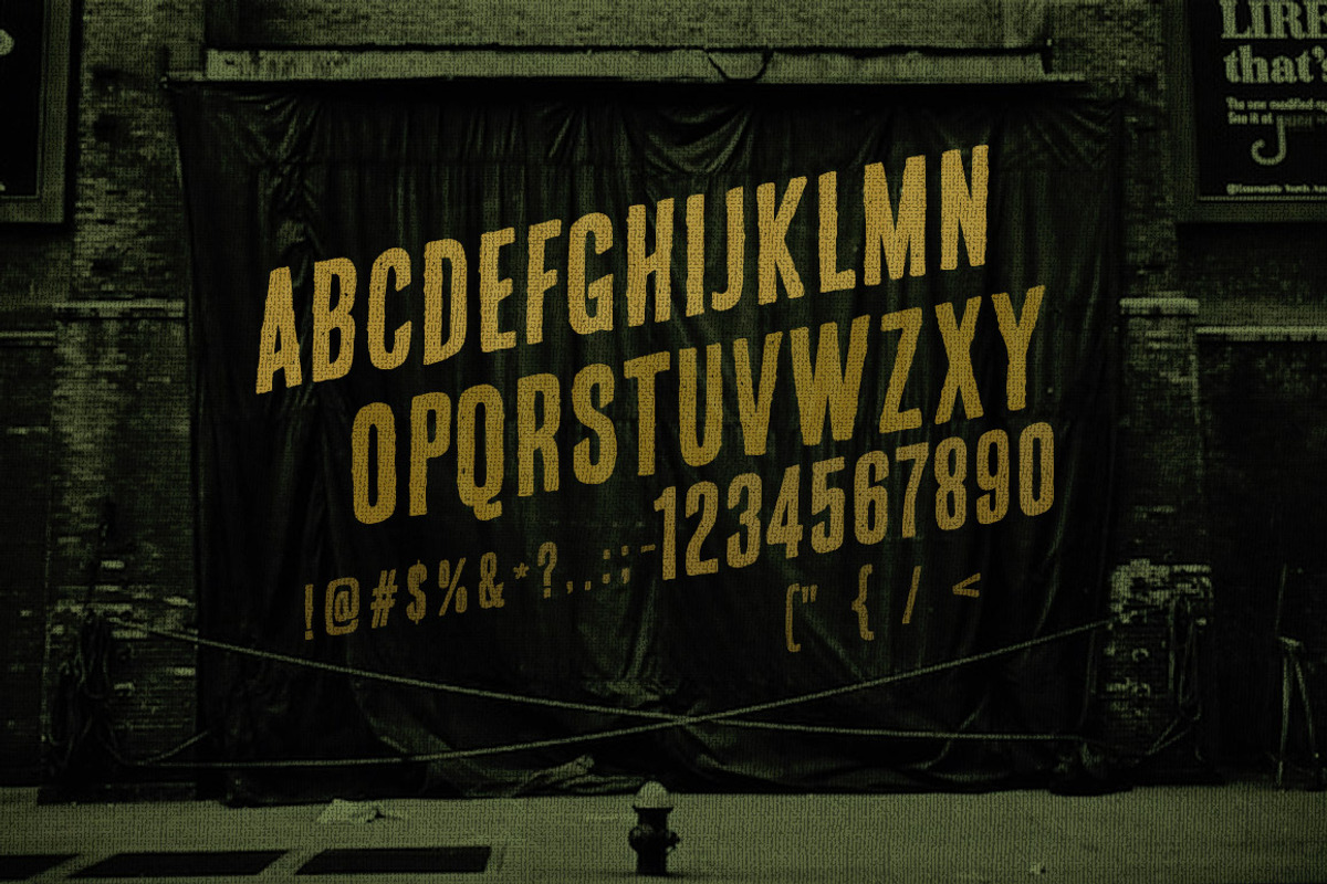Bronx Shoes Custom Font preview 3