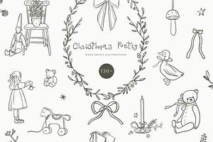 CHRISTMAS POETRY illustrations, an Illustration by nathalieclaire