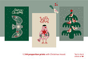 Christmas vector. Patterns, graphic, an Object Graphic by anna khramtsova (Thumbnail 16 of 20)