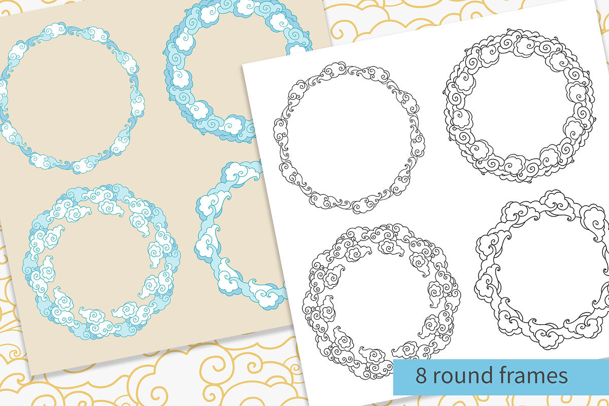 Big collection of oriental ornaments, a Background Graphic by Nadia Murash (Photo 3 of 5)