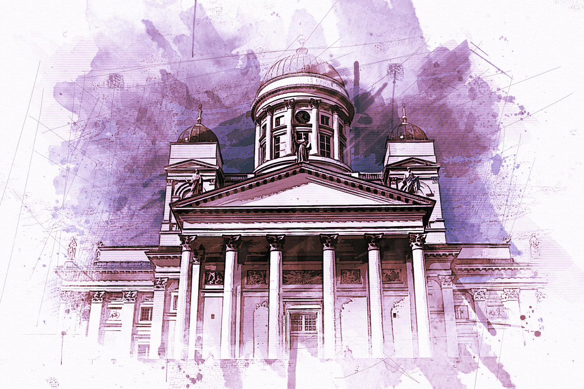Urban Watercolor Photoshop Effect, a Brushes & More by INTENTFX (Photo 8 of 26)