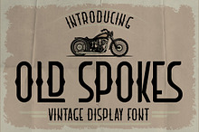 Old Spokes - Vintage Display Font