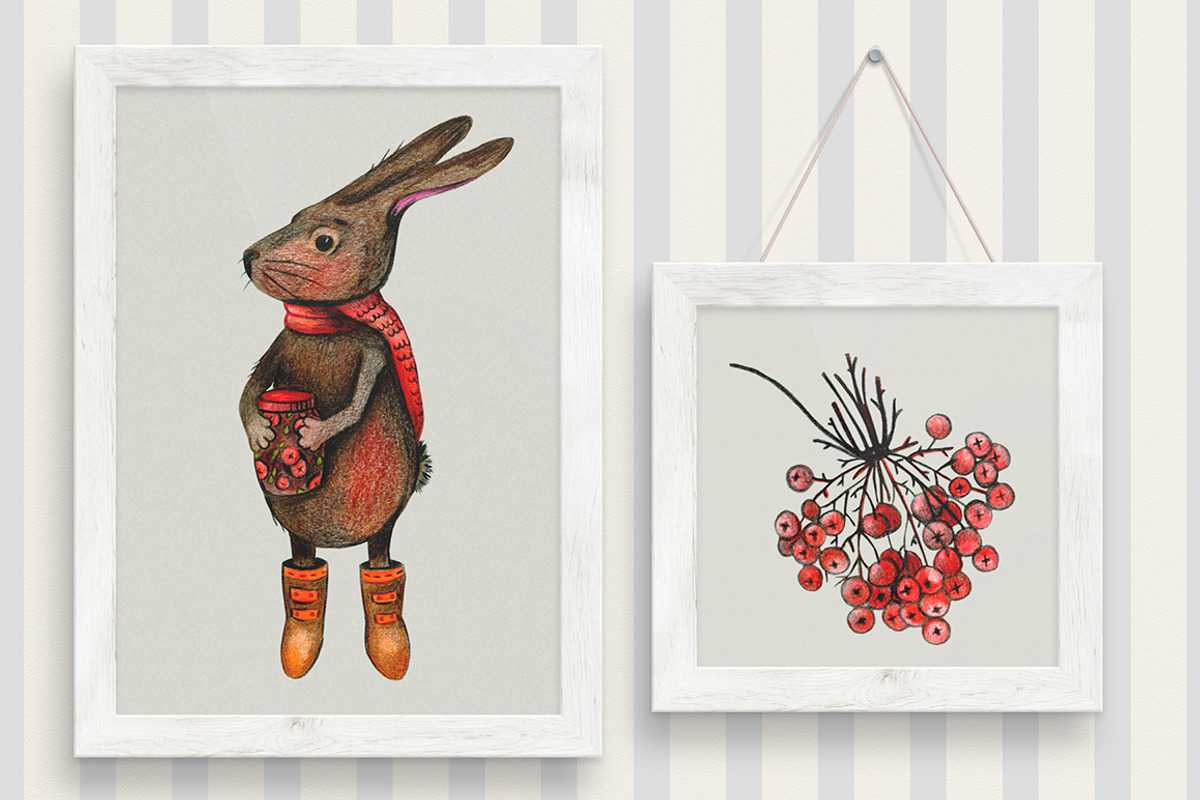 Autumn Seth. Colored pencils. Sale!, an Animal Illustration by Kseniia (Photo 4 of 6)