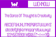 Hidden Beauty font, a Sans Serif Font by weknow (Thumbnail 4 of 8)