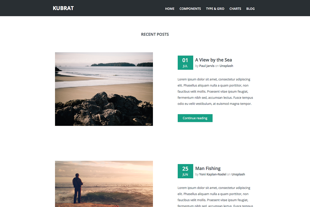Kubrat Responsive Template, a Websites & App Template by NikoKolev (Photo 5 of 5)