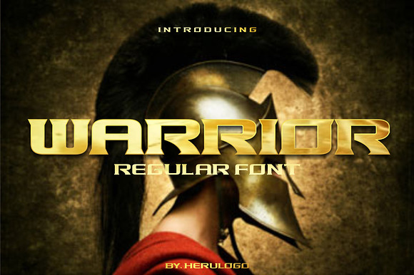 WARRIOR REGULAR FONT preview 6