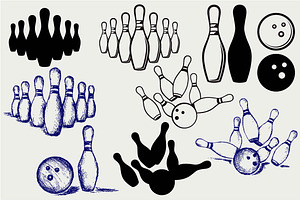 Elements bowling SVG