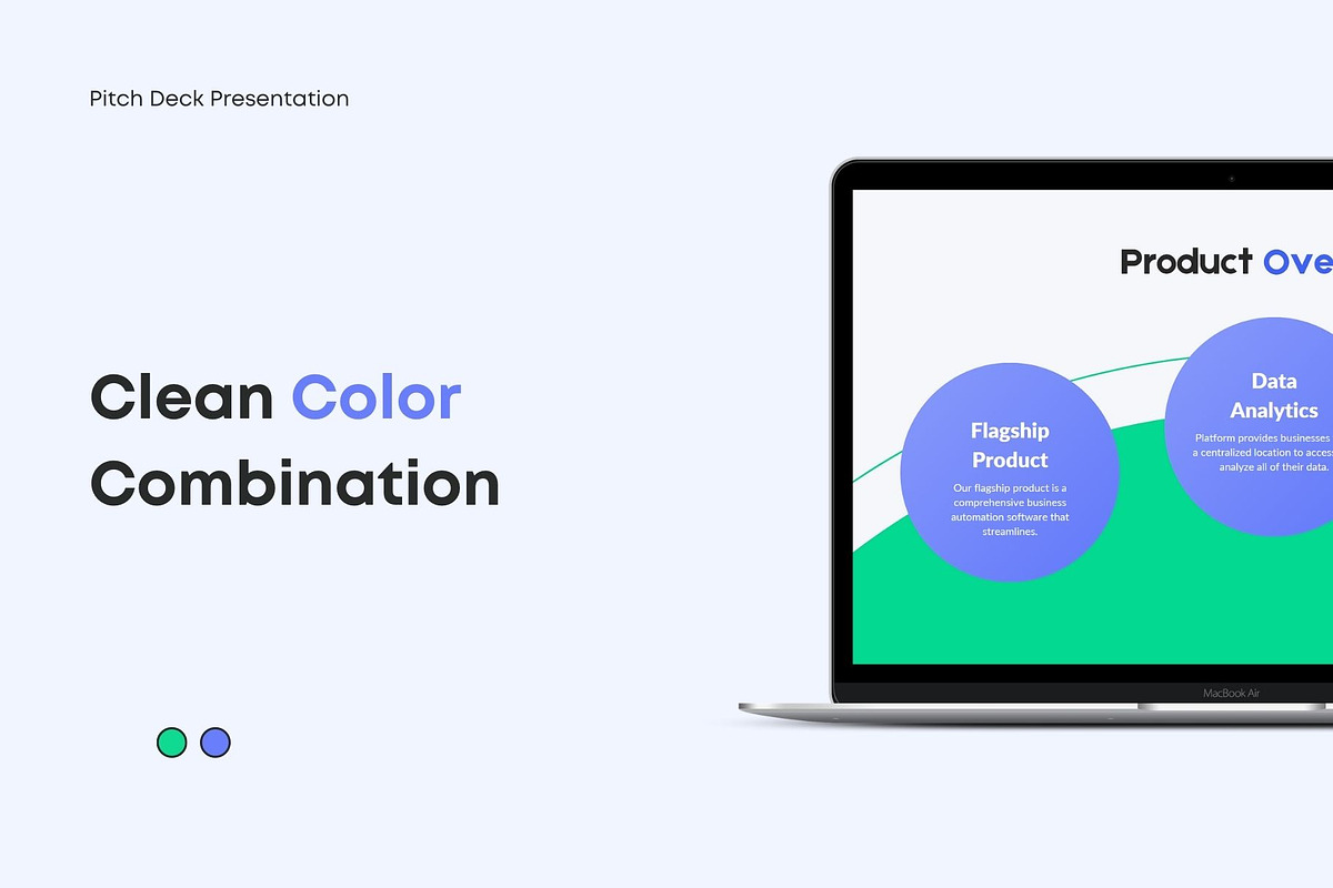 Pitch Deck - Stunning Colours, a Presentation Template by Jogiia Digital (Photo 2 of 6)
