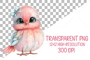 Cute Bird Sublimation PNG Clipart, a Seasonal Illustration by Canvas Craft (Thumbnail 2 of 10)