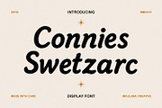 Connies Swetzarc Aesthetic Font, a Sans Serif Font by Maulana Creative (Thumbnail 1 of 7)