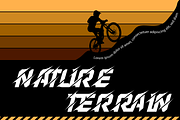 TOURING RACING - Sport Font, a Sans Serif Font by 177Studio (Thumbnail 2 of 8)