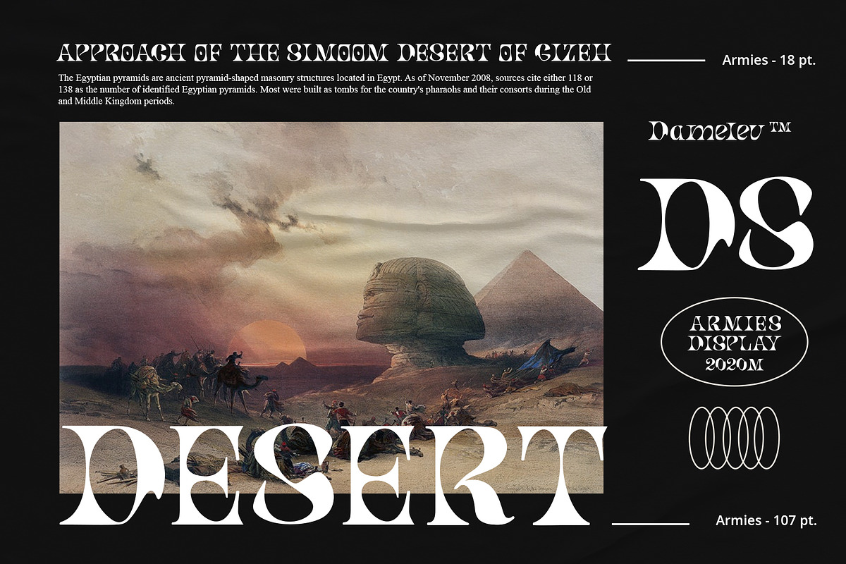 Armies Display, a Sans Serif Font by Damelev (Photo 14 of 14)
