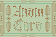 Black Eoghan Blackletter Font, a Blackletter Font by PutraCetol Studio (Thumbnail 2 of 11)