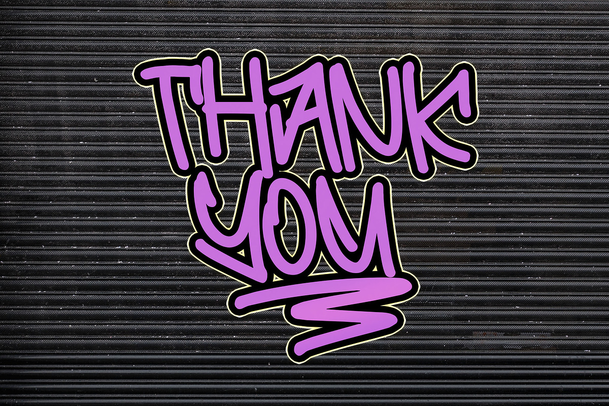 ERKOMA Graffiti Font, a Handwritten Font by NTC Graphic (Photo 9 of 9)