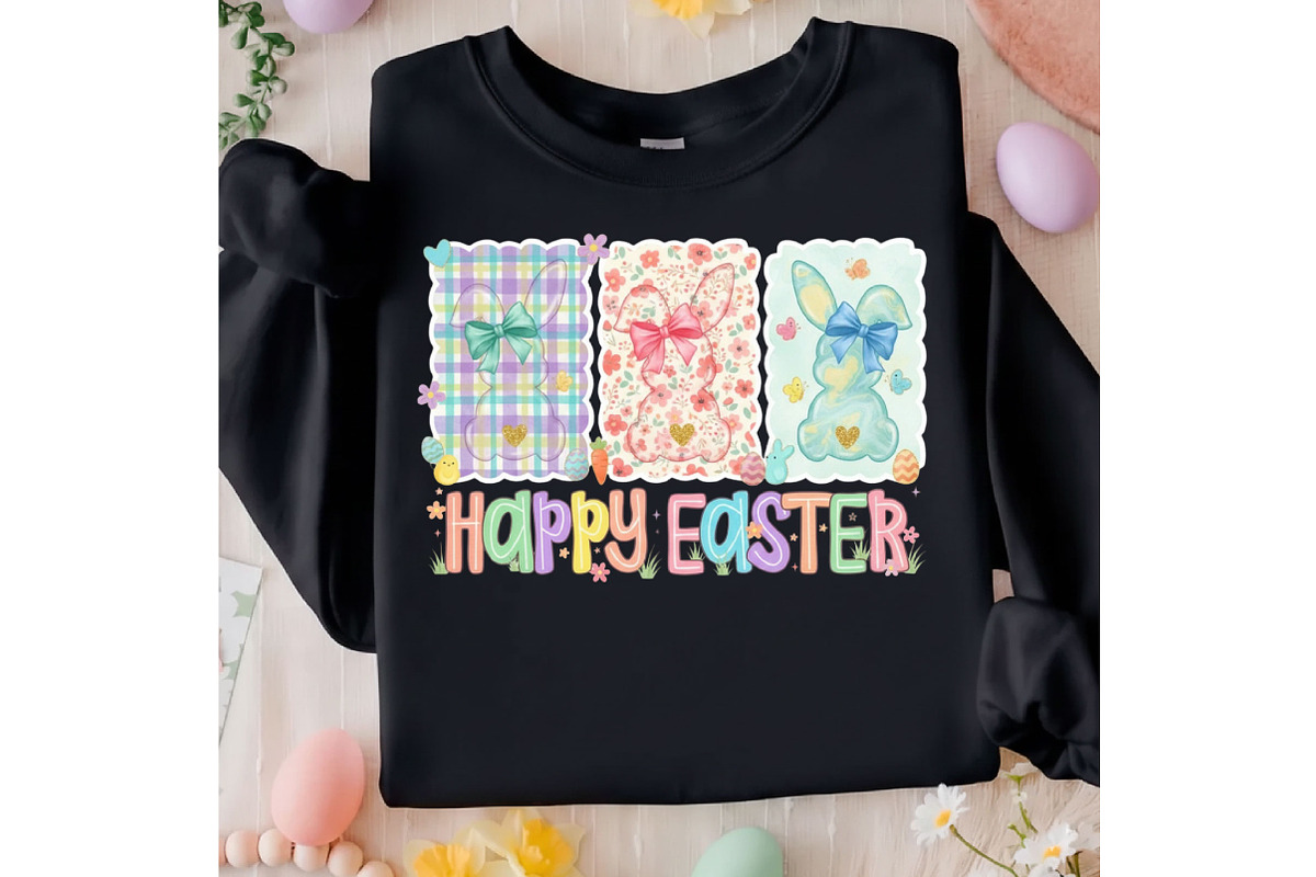 Happy Easter Bunny PNG, an Illustration by Designking (Photo 2 of 6)