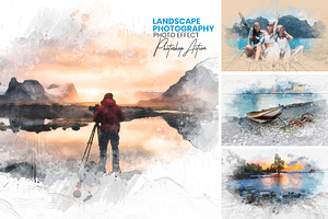 Landscape Photography Watercolor