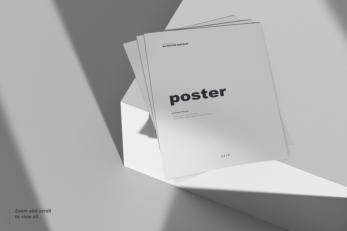 Poster / Flyer Mockups, a Books & Magazine Mockup by WebAndCat (Photo 21 of 21)