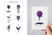 Nordicus. 60 Creative Logos, an Illustration by Cosmic Store (Thumbnail 10 of 15)