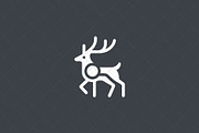 Minimalist Deer Elk Icon, an Animal Illustration by Vectorium Studio (Thumbnail 4 of 4)