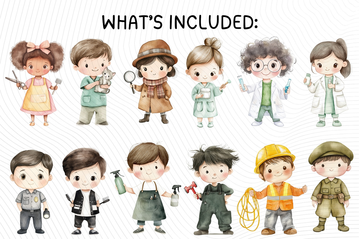 My Dream Jobs Clipart Set, a Person Illustration by PassionPNGcreation (Photo 10 of 12)