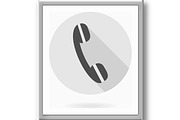 Fine Telephone Receiver Flat Icon, an Icon by FineArtStudio (Thumbnail 3 of 3)
